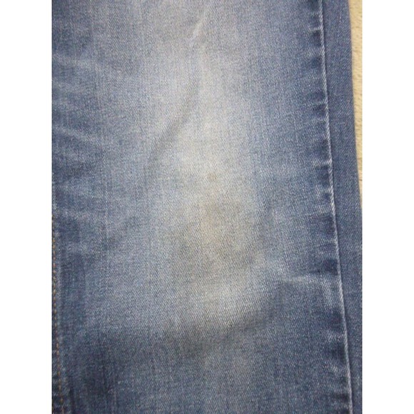 Levis 541 Jeans Mens Size 36x30 Athletic Taper Light Blue Wash Denim Distressed - Picture 16 of 16